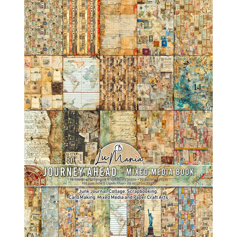 Ciao Bella Mixed Media Book Journey Ahead A4 Maxi