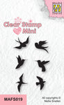 Nellie's Choice Clear Stamp Mini - Birds-2