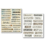 Ciao Bella Mixed Media Sticker Set 10/Pkg Little Words