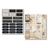 Ciao Bella Mixed Media Sticker Set 10/Pkg Little Words