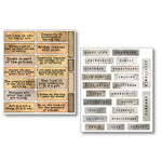 Ciao Bella Mixed Media Sticker Set 10/Pkg Little Words