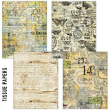 Ciao Bella Craftmix Time Capsule Mixed A5 Paper Pack - 8 Sheets (Tissue & Vellum Variety