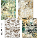 Ciao Bella Craftmix Time Capsule Mixed A5 Paper Pack - 8 Sheets (Tissue & Vellum Variety
