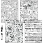 Ciao Bella Craftmix Meaningful Memories Mixed A5 Paper Pack - 8 Sheets (Tissue & Vellum Variety)