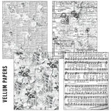 Ciao Bella Craftmix Meaningful Memories Mixed A5 Paper Pack - 8 Sheets (Tissue & Vellum Variety)