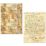 Ciao Bella A5 Tissue Paper Set – 24 Sheets Vintage Manuscript