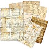 Ciao Bella A5 Tissue Paper Set – 24 Sheets Vintage Manuscript