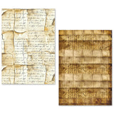 Ciao Bella A5 Tissue Paper Set – 24 Sheets Vintage Manuscript