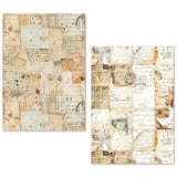 Ciao Bella A5 Tissue Paper Set – 24 Sheets Vintage Manuscript
