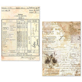 Ciao Bella A5 Tissue Paper Set – 24 Sheets Vintage Manuscript