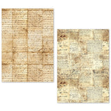 Ciao Bella A5 Tissue Paper Set – 24 Sheets Vintage Manuscript