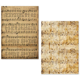 Ciao Bella A5 Tissue Paper Set – 24 Sheets Music Sheet