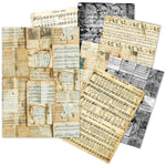 Ciao Bella A5 Tissue Paper Set – 24 Sheets Music Sheet