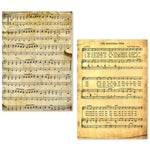 Ciao Bella A5 Tissue Paper Set – 24 Sheets Music Sheet