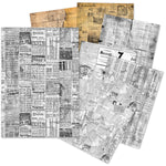 Ciao Bella A5 Tissue Paper Set – 24 Sheets Newspapers