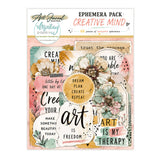 Mintay Art Journal Ephemera Pack, Creative Mind