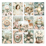 Mintay 6X8 Art Journal Paper Pad, Peony Silence