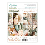 Mintay 6X8 Art Journal Paper Pad, Peony Silence