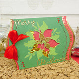 Hunkydory Crafts - Moonstone Dies - Poinsettia Border Strips
