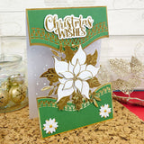 Hunkydory Crafts - Moonstone Dies - Poinsettia Border Strips