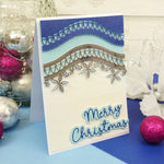 Hunkydory Crafts - Moonstone Dies - Poinsettia Border Strips