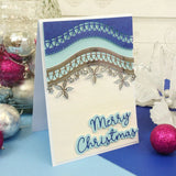 Hunkydory Crafts - Moonstone Dies - Poinsettia Border Strips