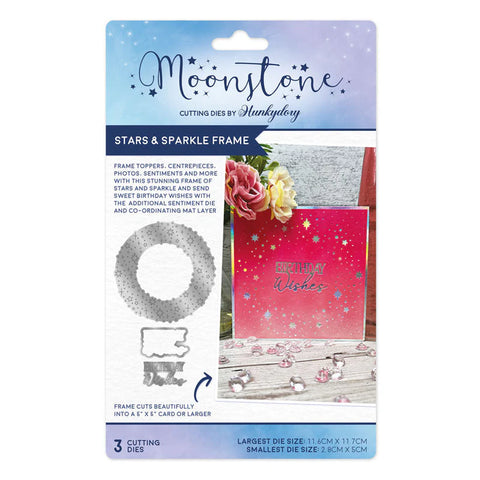 Hunkydory Crafts Moonstone Dies - Stars & Sparkle Frame