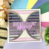 Hunkydory-Moonstone Dies - Circle Striped Panel