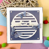 Hunkydory-Moonstone Dies - Circle Striped Panel