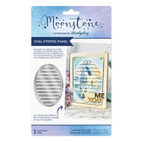 Hunkydory-Moonstone Dies - Oval Striped Panel