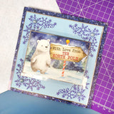 Hunkydory Craft Moonstone Dies - Snowflake Swirl Frame