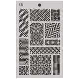 Ciao Bella Stencil Mix 5"X8"– Triple Layer Set (3 Unique Designs)