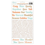 Mintay Papers Sticker Set - AUTUMN SPLENDOR - WORDS