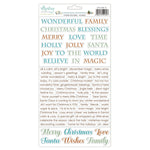 Mintay Papers Sticker Set - CHRISTMAS BLESSINGS - WORDS