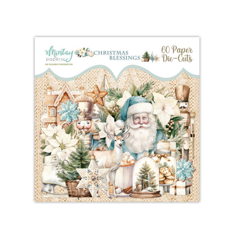 Mintay Papers PAPER DIE-CUTS -CHRISTMAS BLESSINGS, 60 PCS