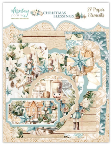 Mintay Papers - Paper Elements - Christmas Blessings 27 pcs