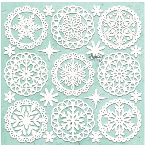 Mintay Papers - CHIPPIES - WINTER DOILIES