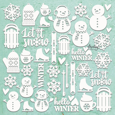MINTAY PAPERS CHIPPIES - DECOR - WINTER TIME