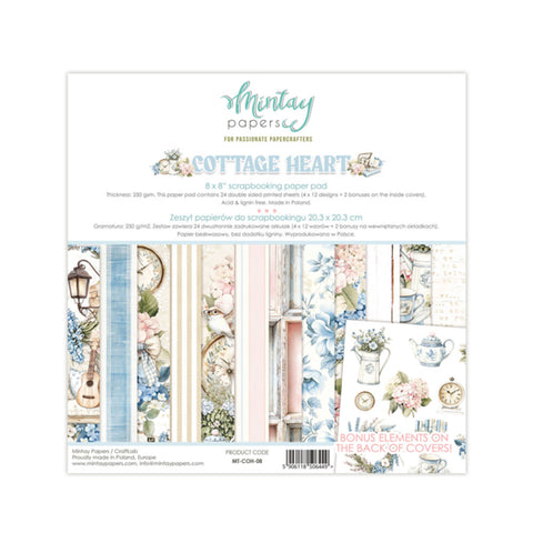 MINTAY  8 x 8 Paper Pad - Cottage Heart