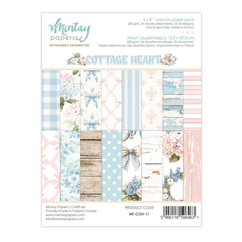 MINTAY  6 x 8 Add-On Paper Pad - Cottage Heart