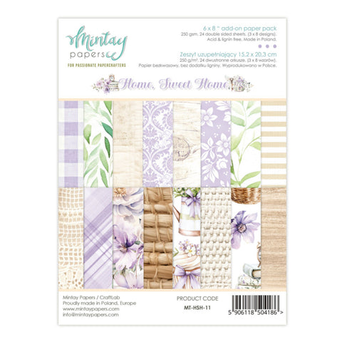 MINTAY 6 x 8 Add-On Paper Pad - Home, Sweet Home