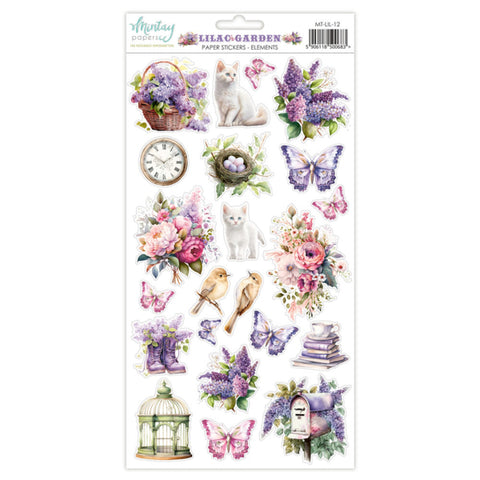Mintay Papers Sticker Set - LILAC GARDEN