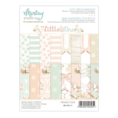 Mintay Papers 6 X 8 ADD-ON PAPER PAD - LITTLE ONE