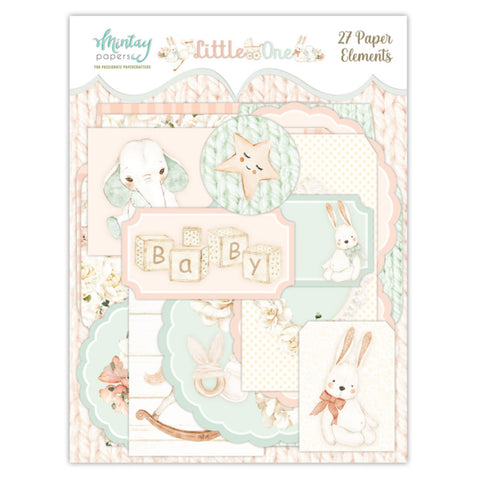 Mintay papers PAPER ELEMENTS - LITTLE ONE, 27 PCS