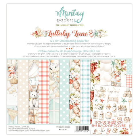 Mintay Papers 12 X 12 PAPER SET -Lullaby Lane