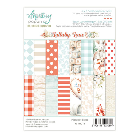 Mintay Papers 6 X 8 ADD-ON PAPER PAD - Lullaby Lane