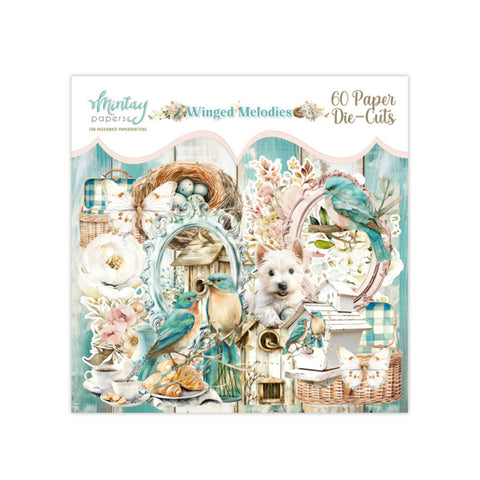 Mintay Papers PAPER DIE-CUTS -Winged Melodies , 60 pcs