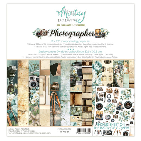 MINTAY 12 x 12 Paper Set - Photographer