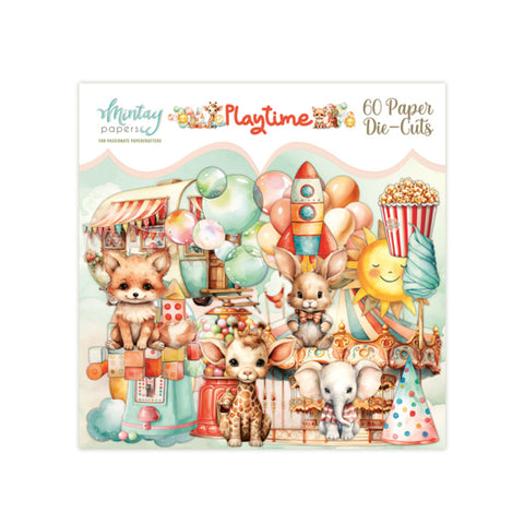 Mintay Papers - PAPER DIE-CUTS - PLAYTIME, 60 PCS
