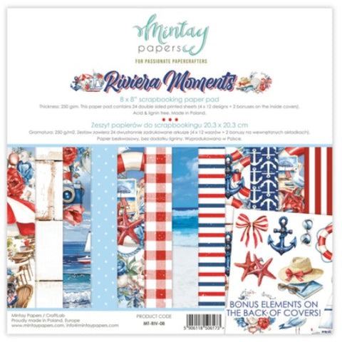Papers 8 X 8 PAPER PAD - Riviera Moments